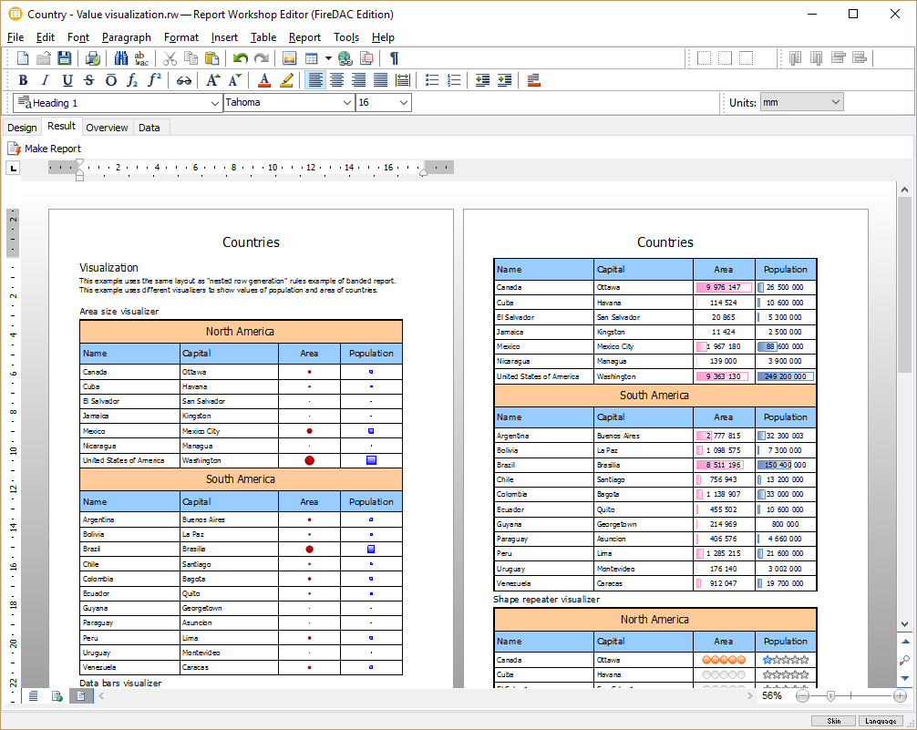 Report-Design im WYSIWYG-Modus mittels ReportWorkshop und ScaleRichView